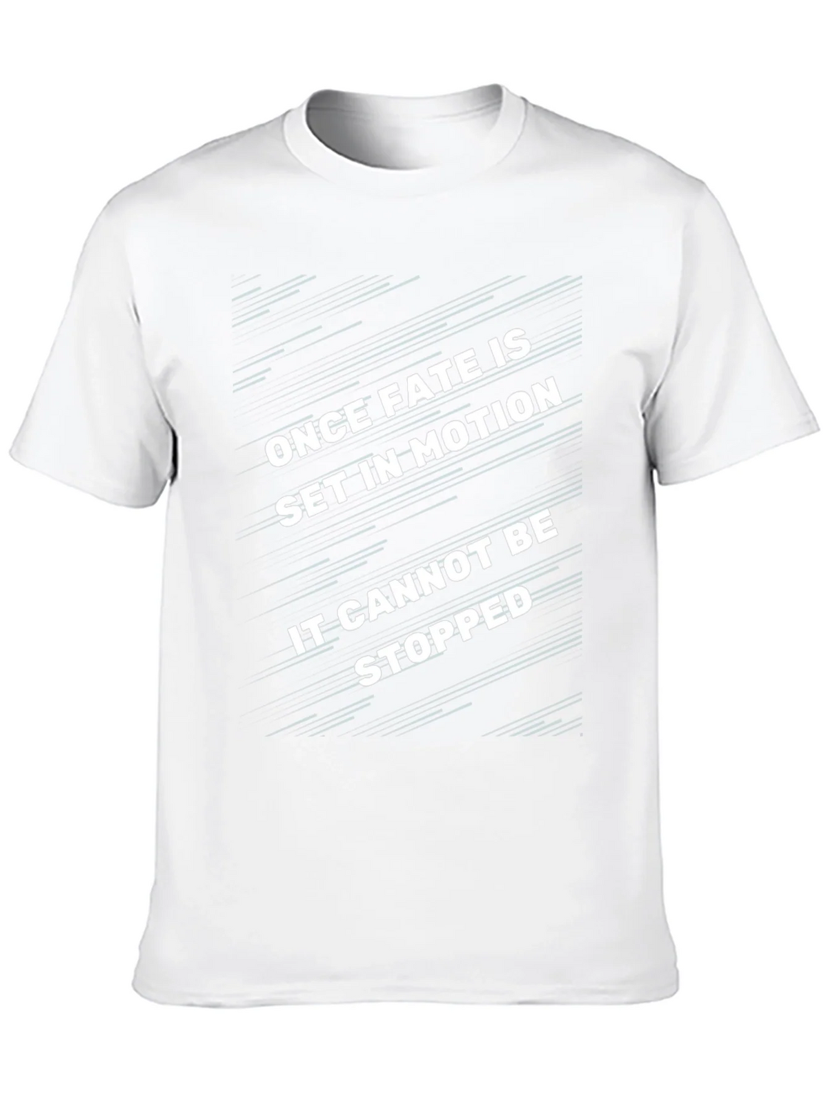 Fate in Motion Black Graphic Tee product image 8