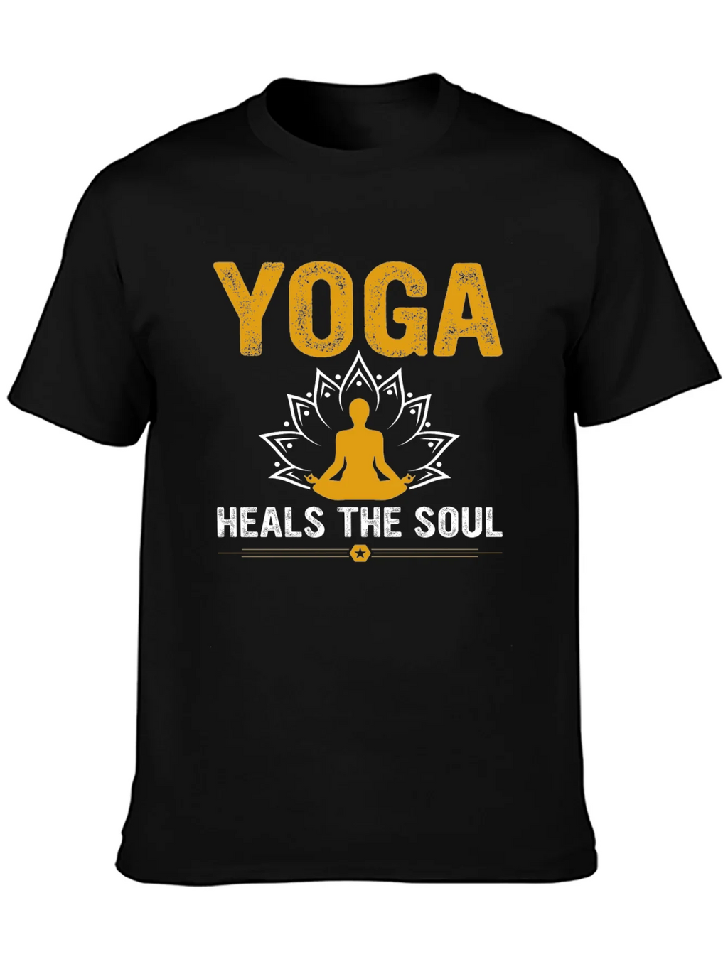 Yoga Heals the Soul T-Shirt Unisex Cotton Tee product image 3