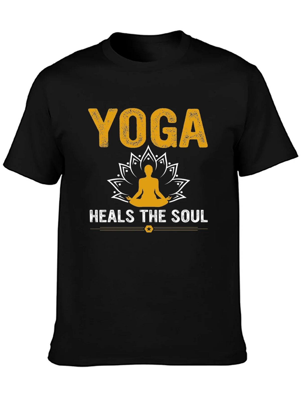 Yoga Heals the Soul T-Shirt Unisex Cotton Tee product image 3