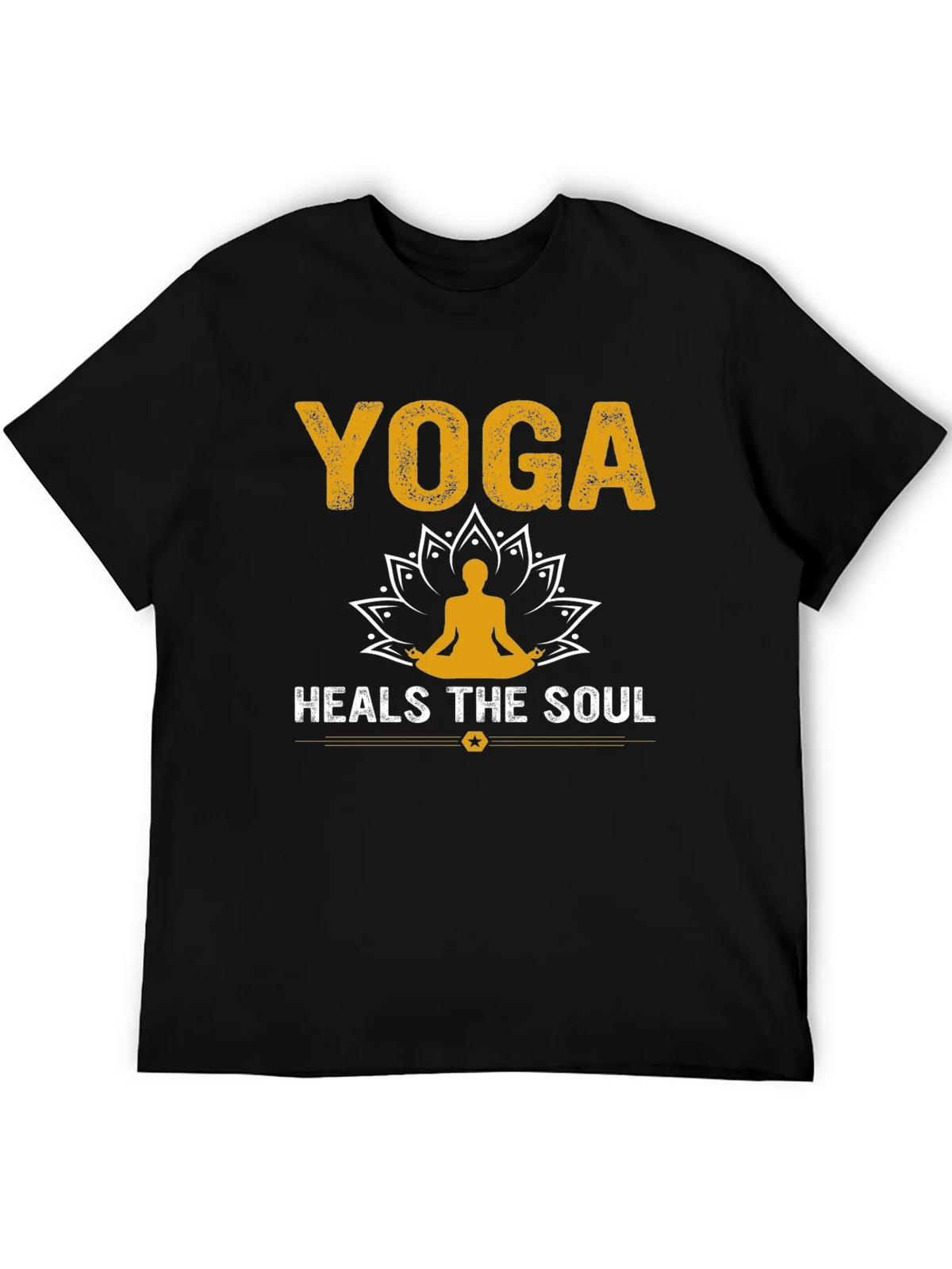Yoga Heals the Soul T-Shirt Unisex Cotton Tee product image 5