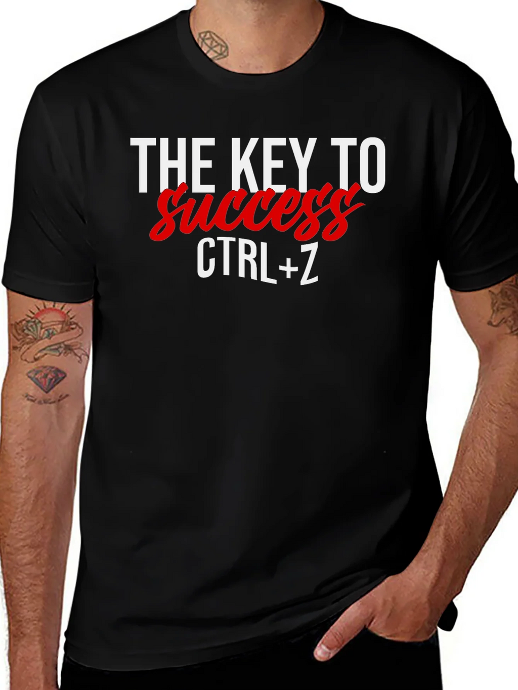 The Key to Success CTRL+Z T-Shirt product image 1