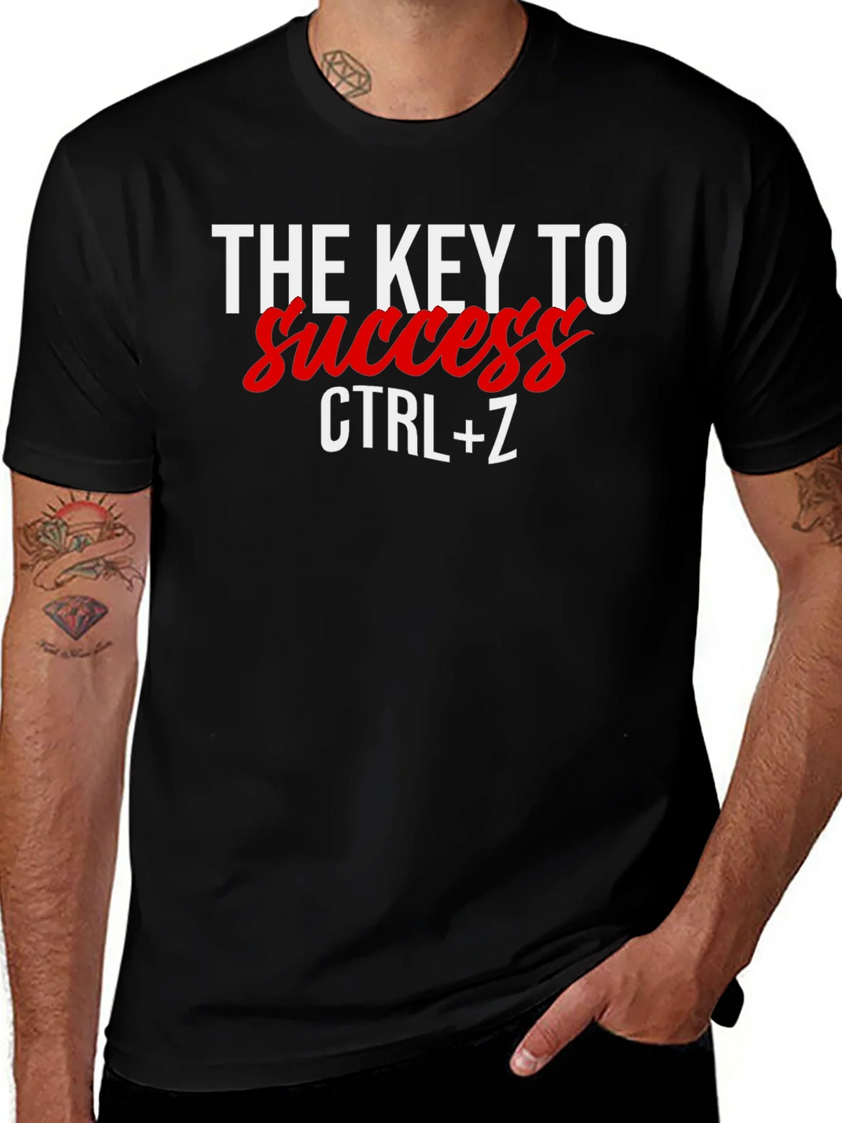 The Key to Success CTRL+Z T-Shirt product image 1