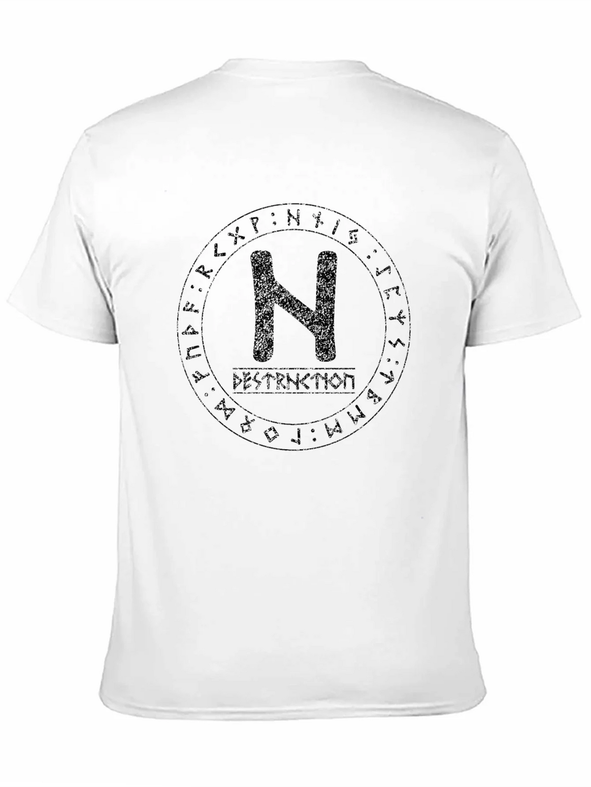 Runic Circle N T-Shirt - Destruction Graphic Tee product image 10