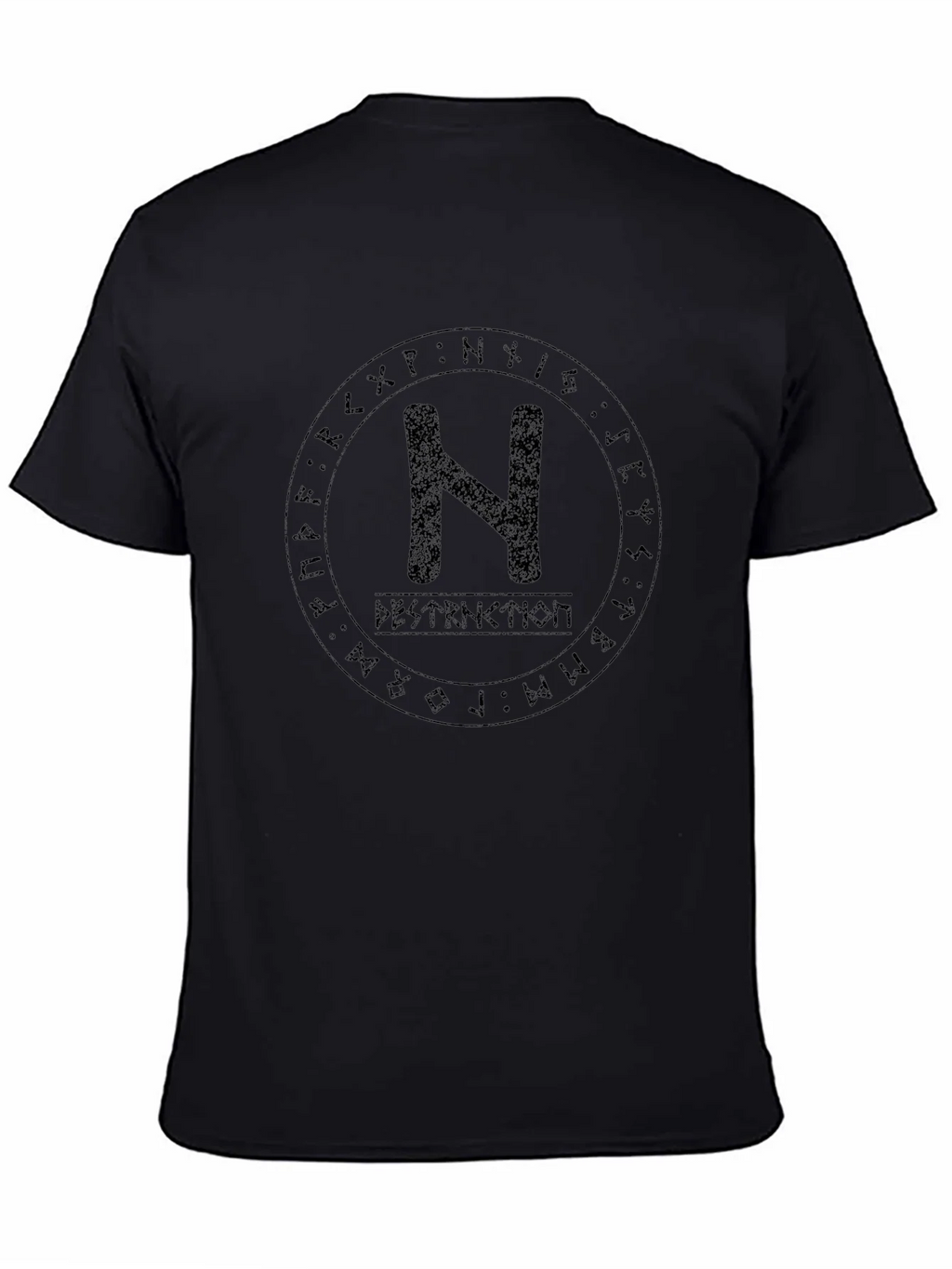 Runic Circle N T-Shirt - Destruction Graphic Tee product image 4