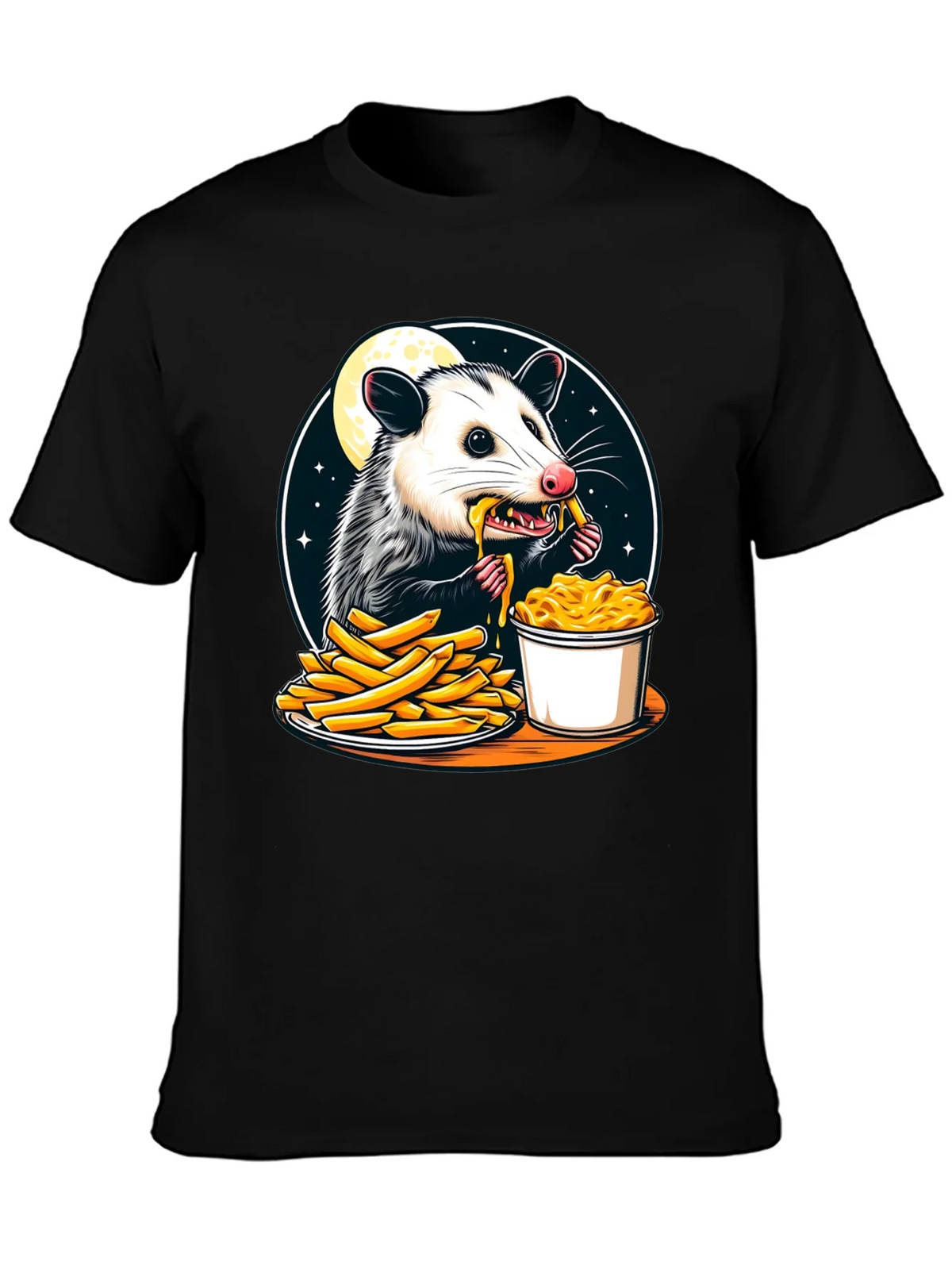 Opossum Eats Fries and Mac T-Shirt product image 3
