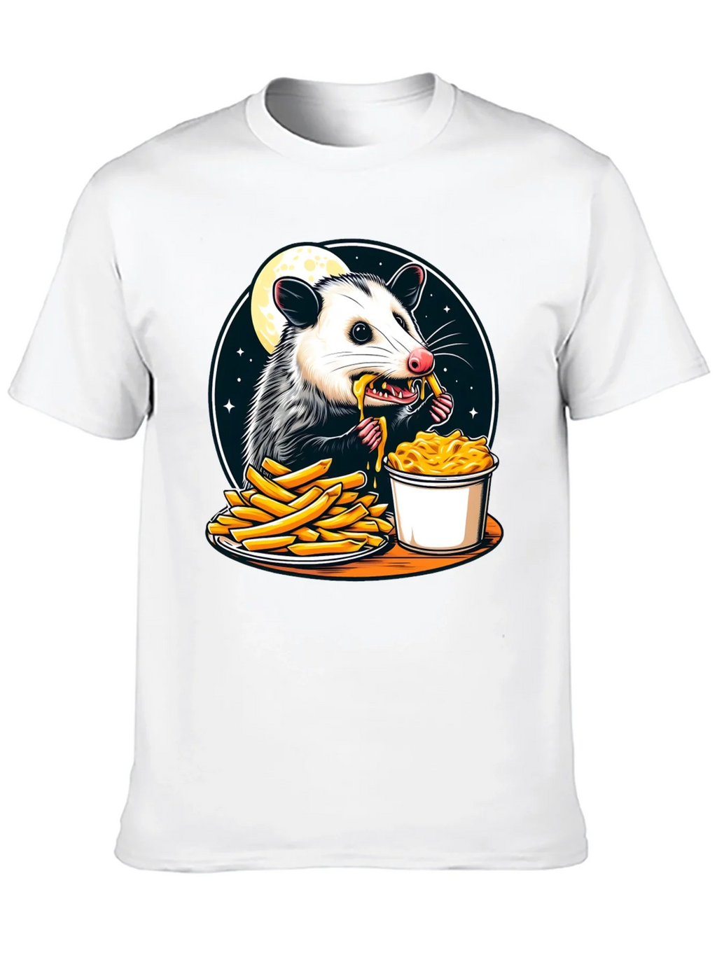 Opossum Eats Fries and Mac T-Shirt product image 9