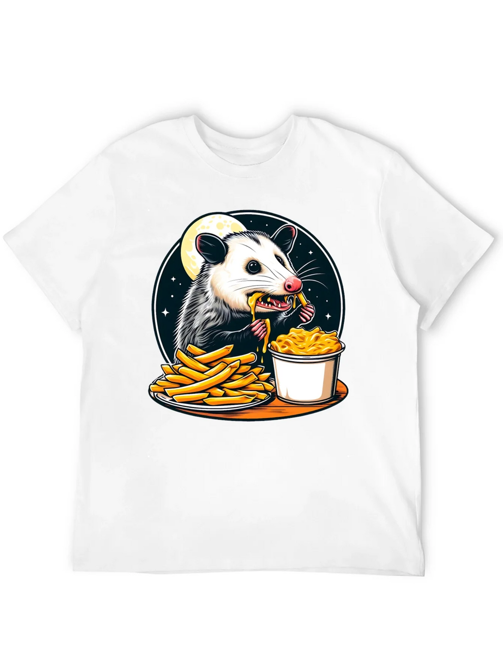 Opossum Eats Fries and Mac T-Shirt product image 11