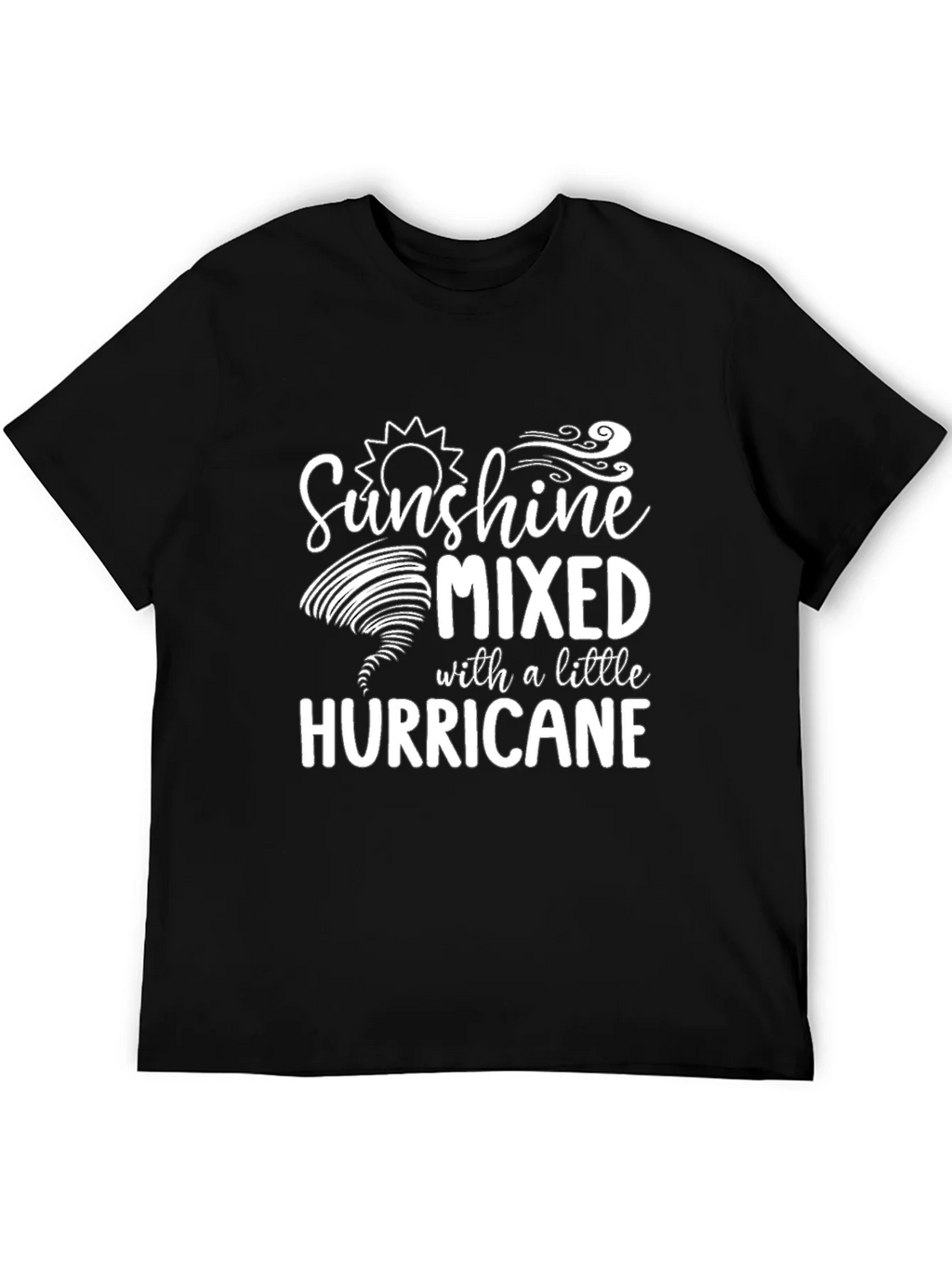Sunshine Mixed With A Little Hurricane Graphic T-Shirt product image 5