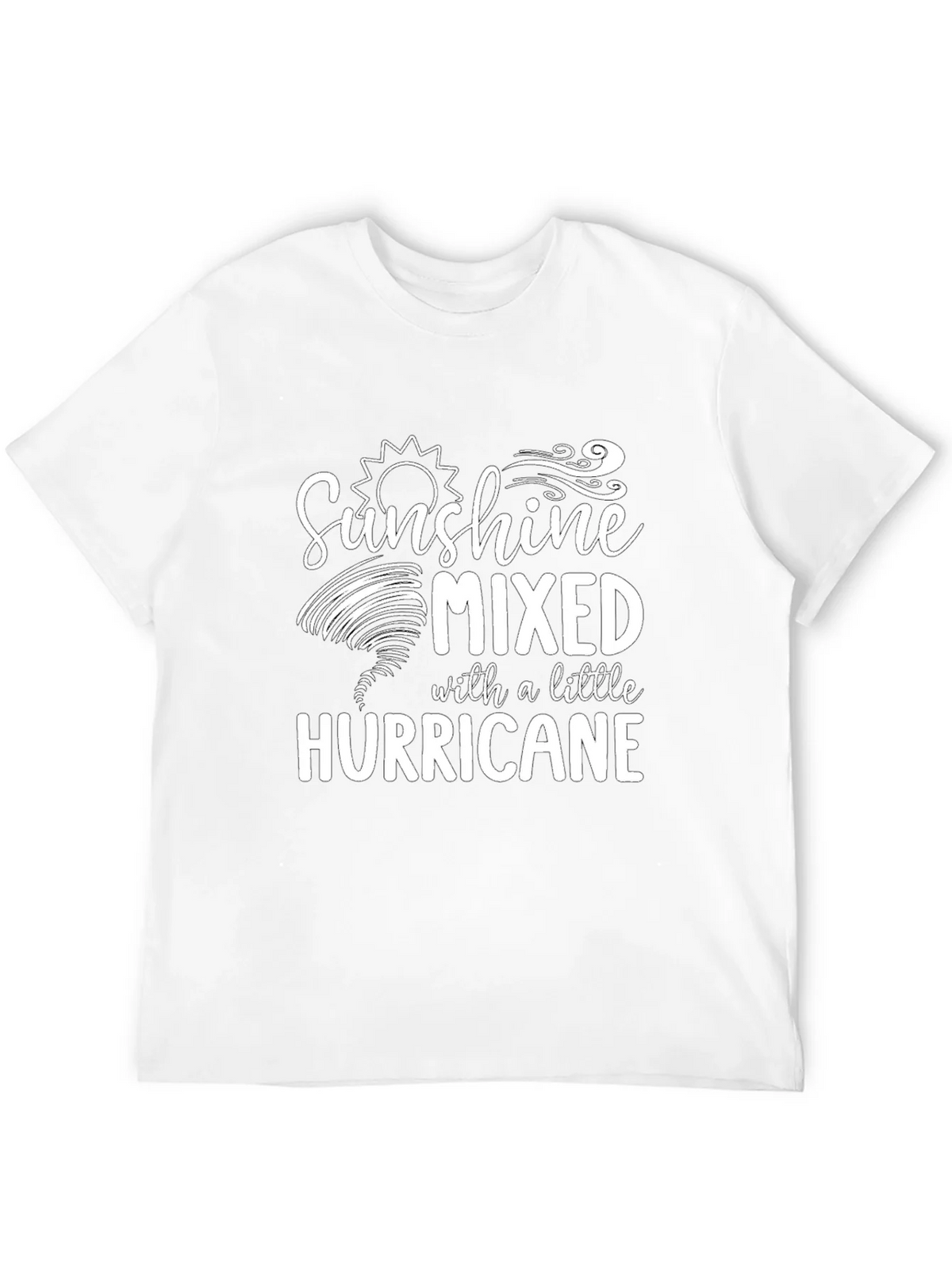 Sunshine Mixed With A Little Hurricane Graphic T-Shirt product image 11