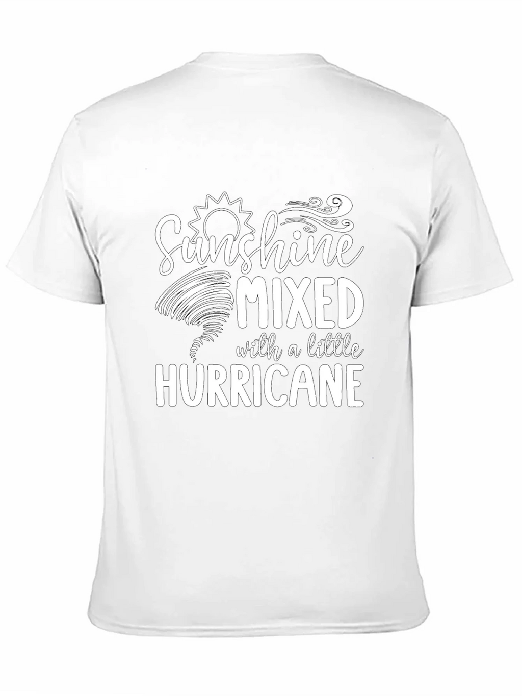 Sunshine Mixed With A Little Hurricane Graphic T-Shirt product image 10