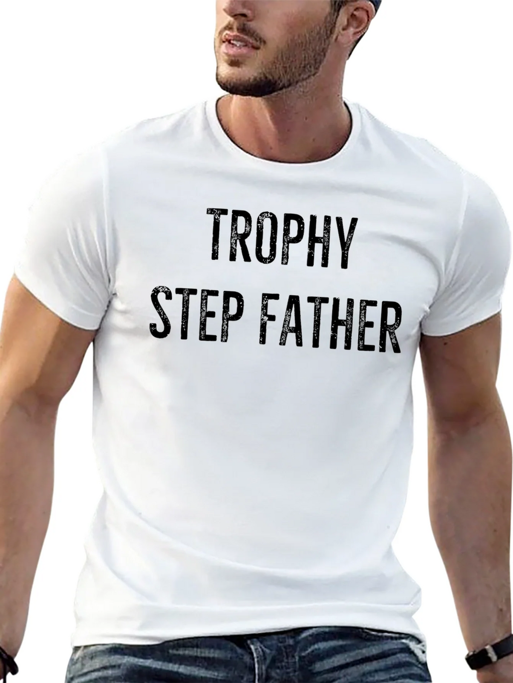Trophy Step Father Black T-Shirt product image 12