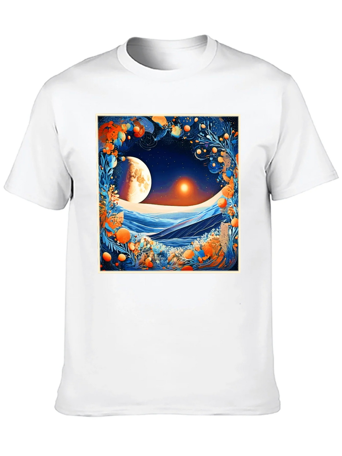 Celestial Moonscape Graphic Tee - Modern Fit product image 9