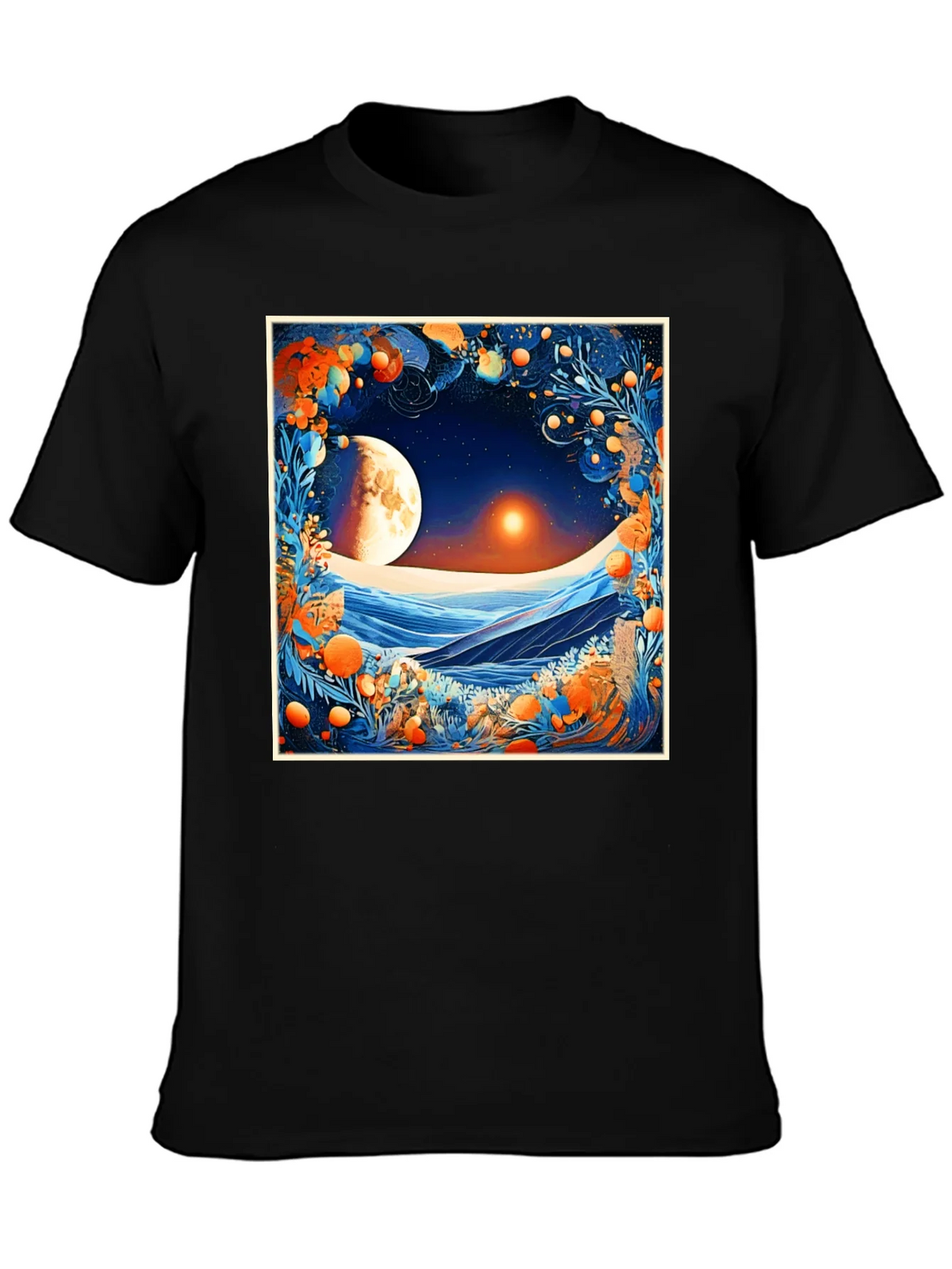 Celestial Moonscape Graphic Tee - Modern Fit product image 3
