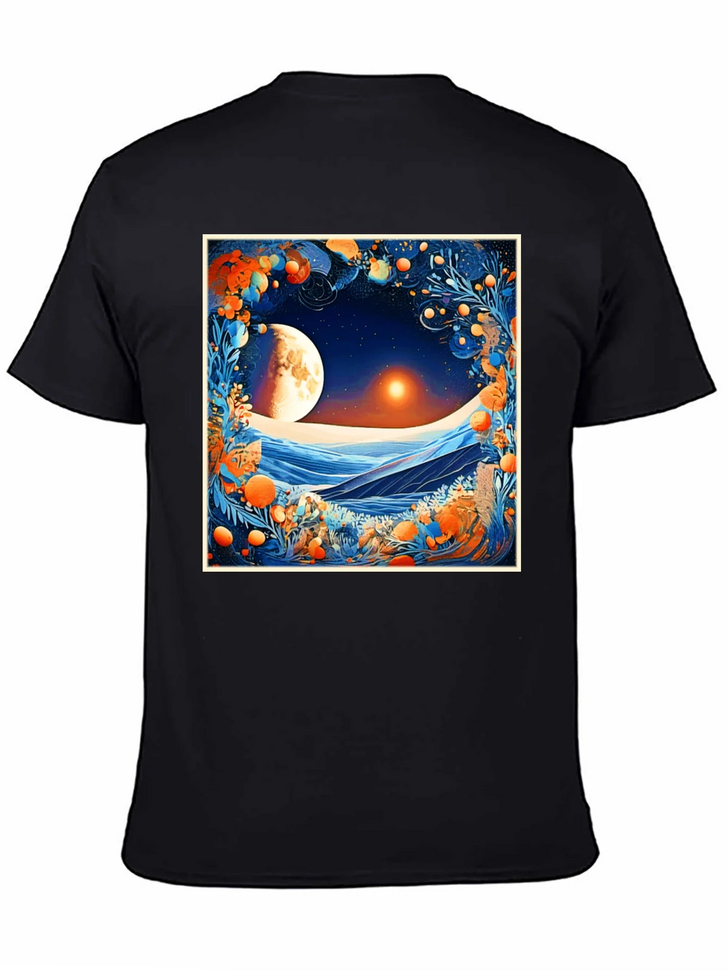 Celestial Moonscape Graphic Tee - Modern Fit product image 4