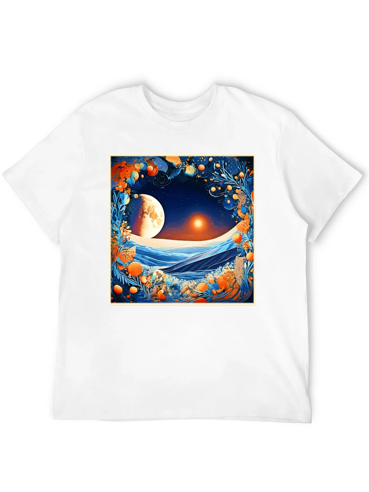 Celestial Moonscape Graphic Tee - Modern Fit product image 11