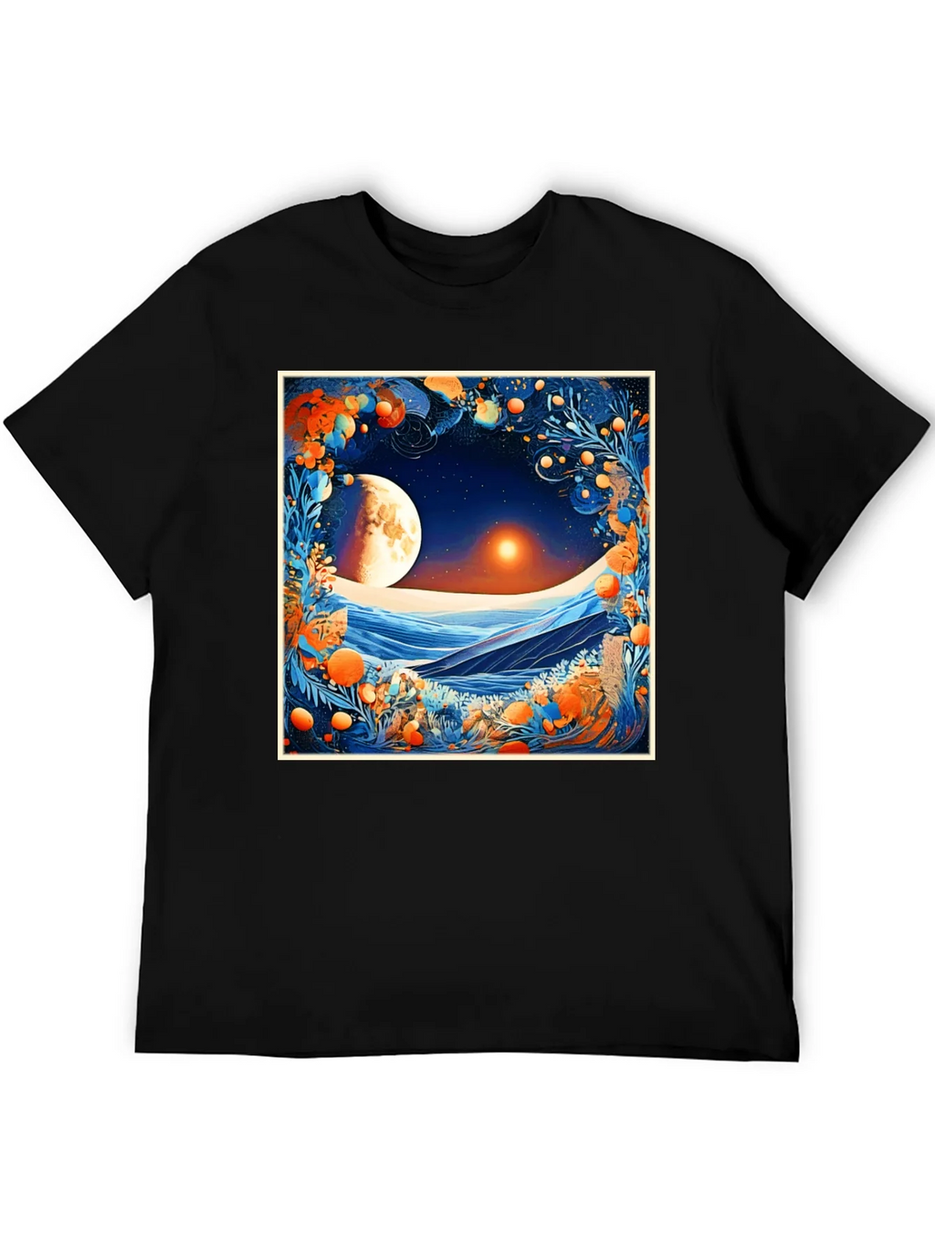 Celestial Moonscape Graphic Tee - Modern Fit product image 5