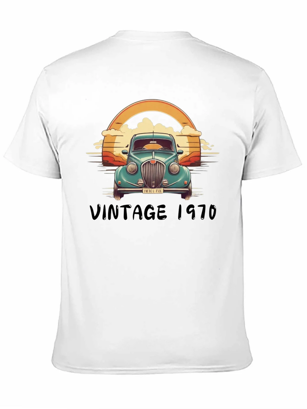 Vintage 1970 Car Graphic T-Shirt product image 10