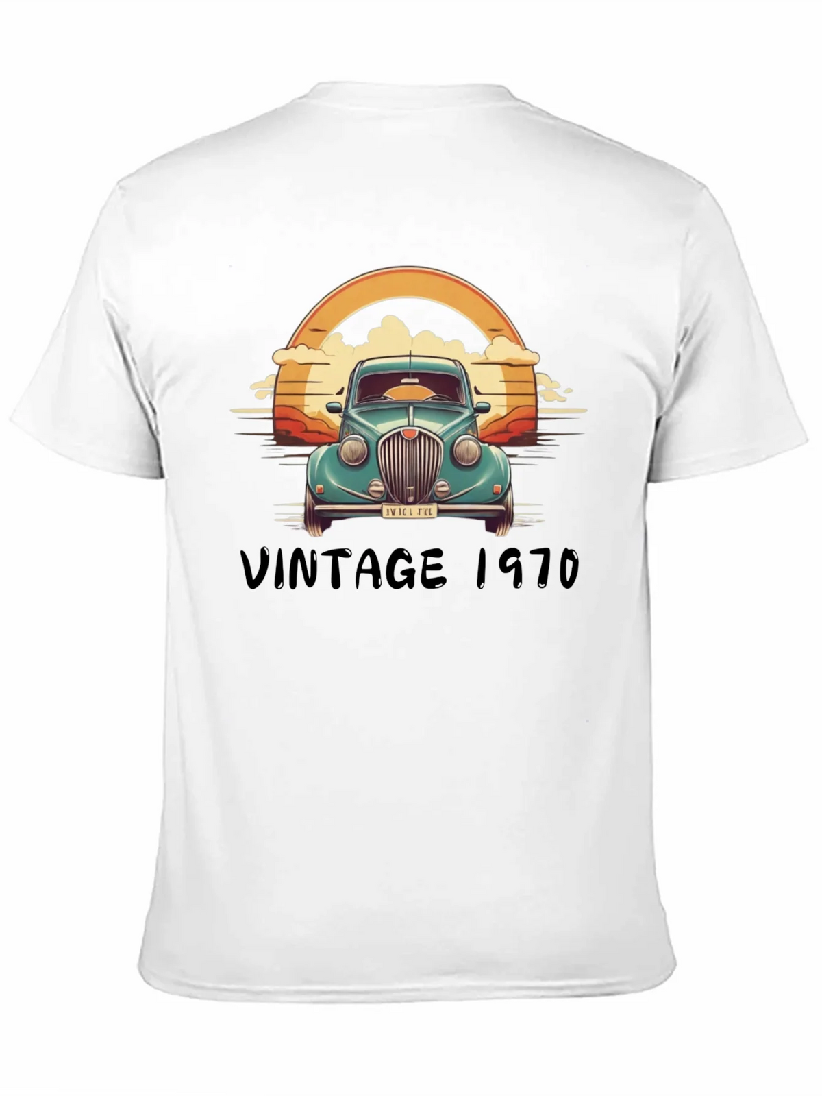 Vintage 1970 Car Graphic T-Shirt product image 10