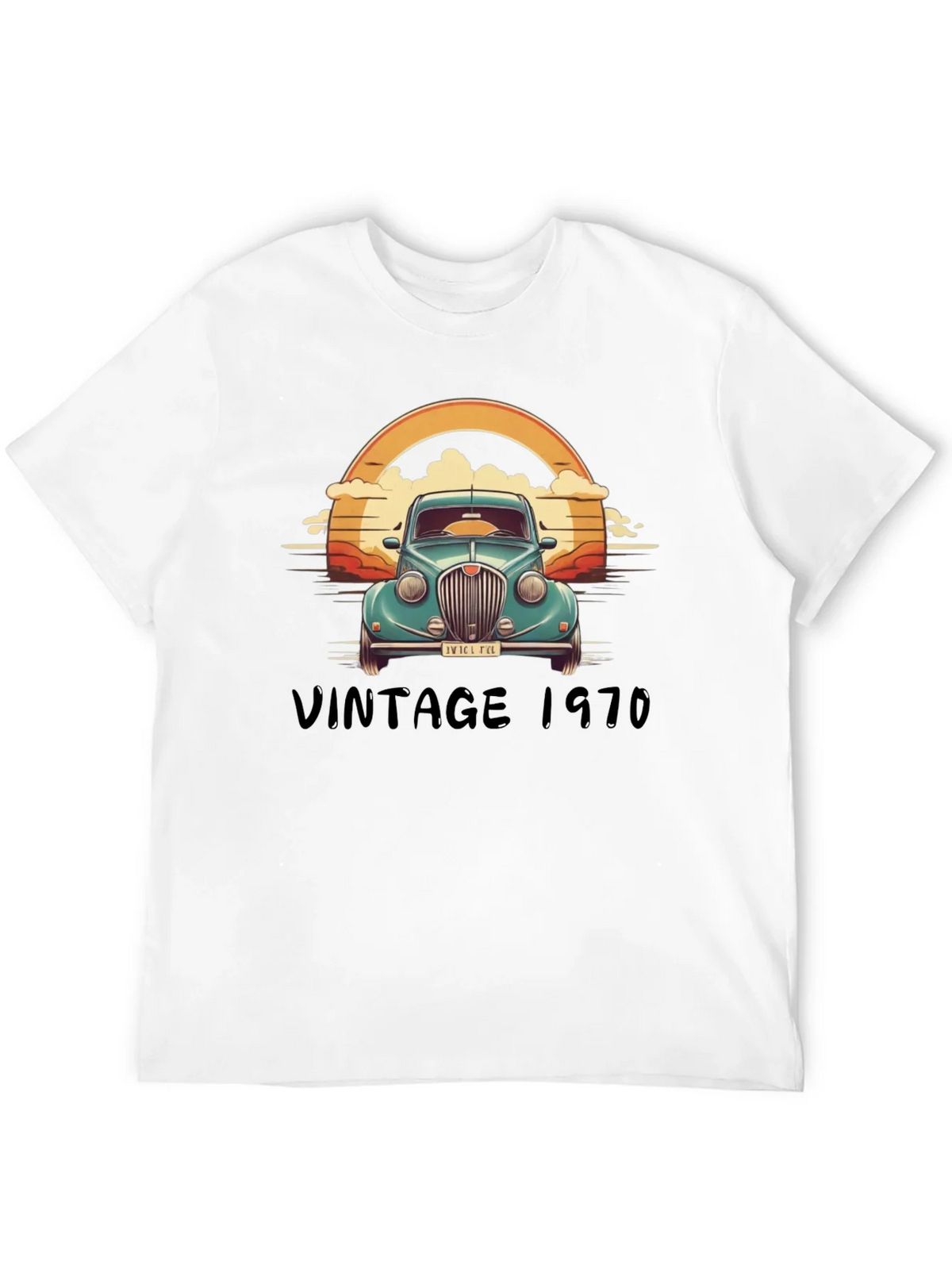 Vintage 1970 Car Graphic T-Shirt product image 11