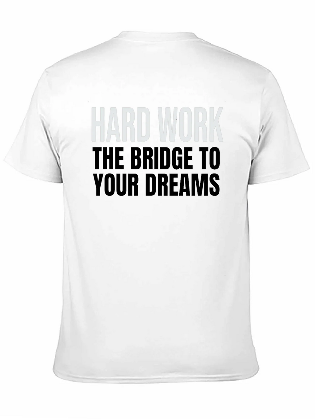 Hard Work Dreams Graphic Tee - Black Cotton T-Shirt product image 10