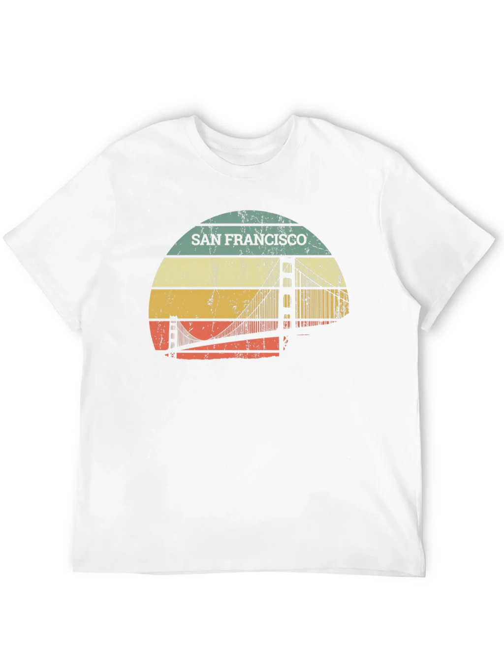Retro San Francisco Bridge T-Shirt product image 11