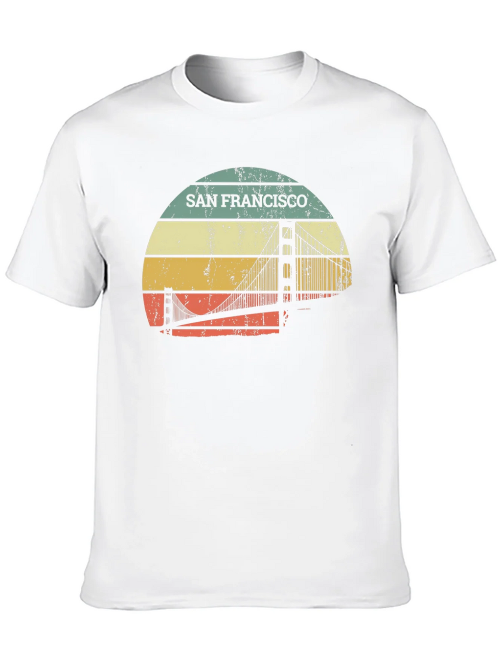 Retro San Francisco Bridge T-Shirt product image 9