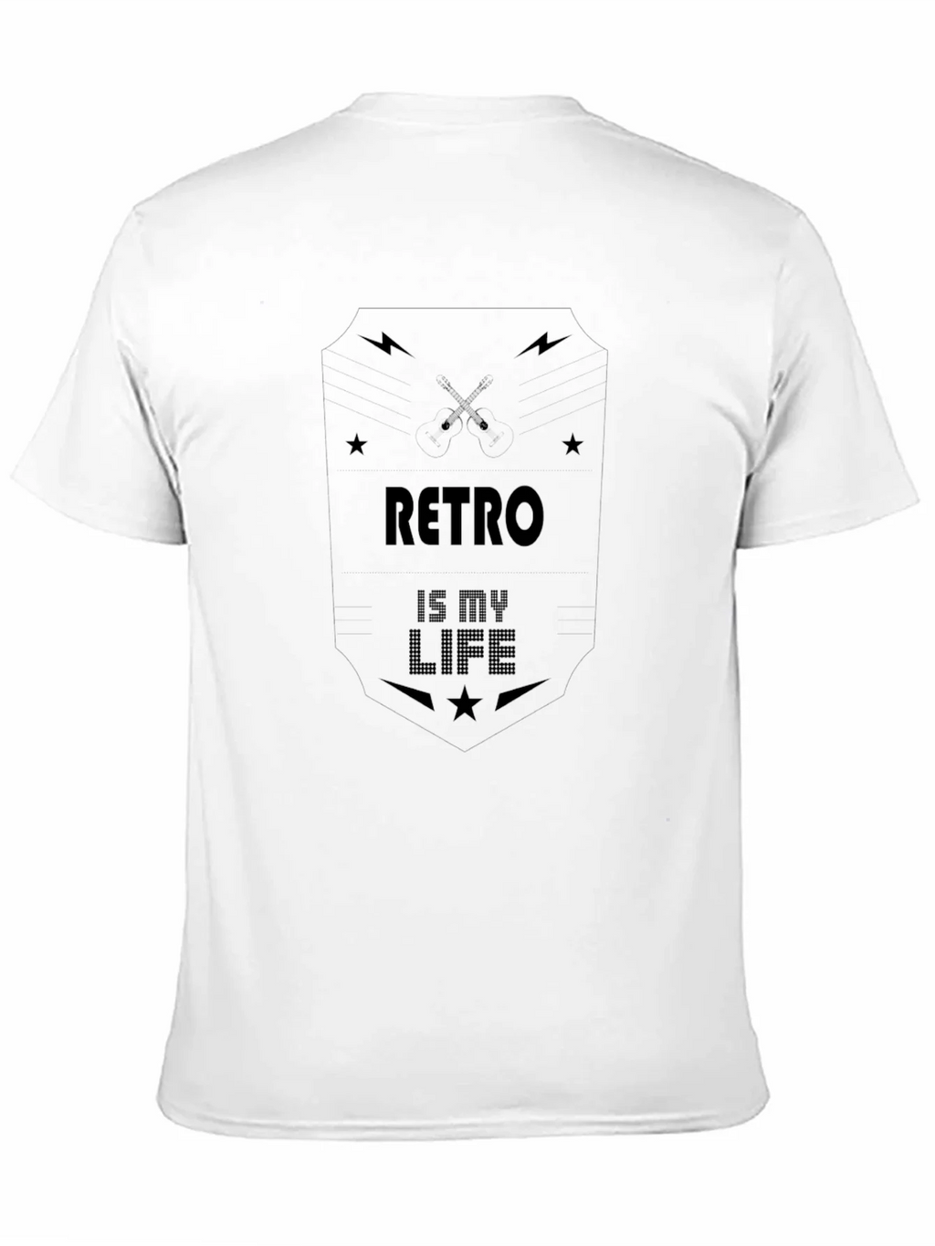 Retro Is My Life Graphic T-Shirt - Black product image 10