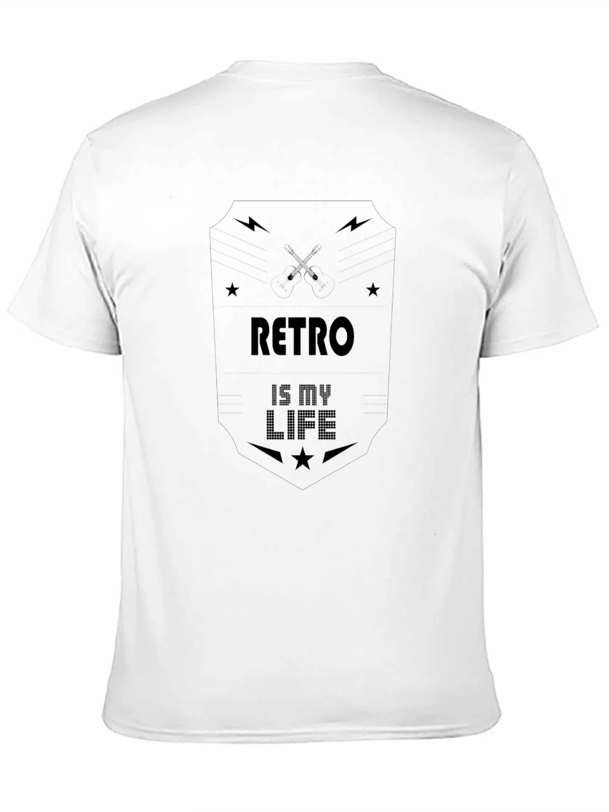 Retro Is My Life Graphic T-Shirt - Black product image 10
