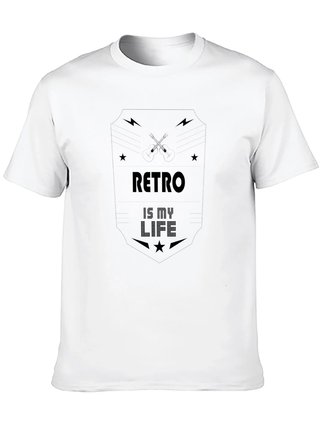 Retro Is My Life Graphic T-Shirt - Black product image 9