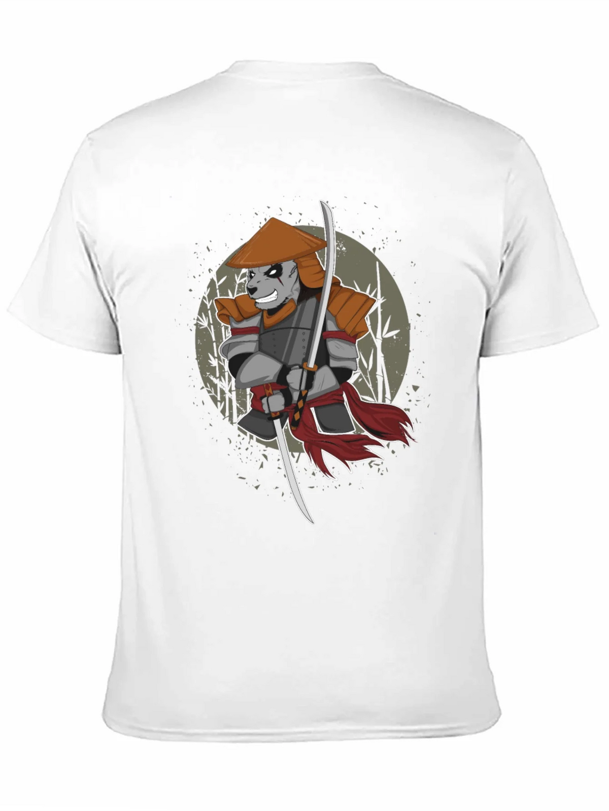 Samurai Panda Graphic T-Shirt product image 10