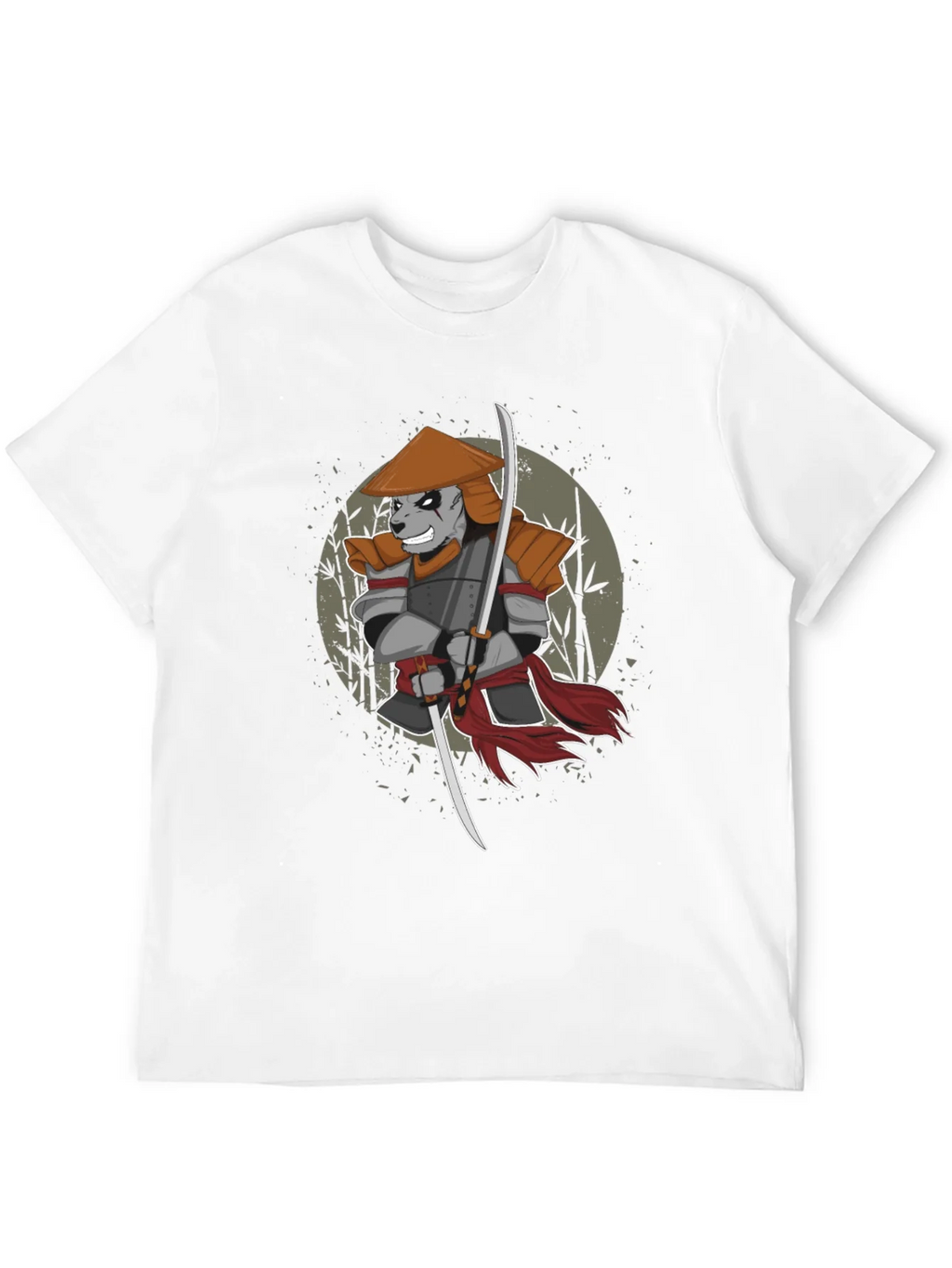 Samurai Panda Graphic T-Shirt product image 11