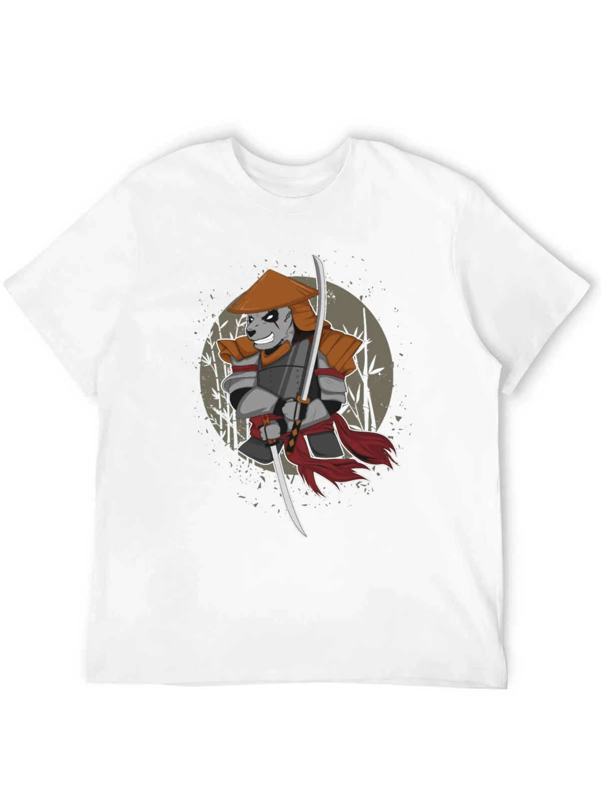 Samurai Panda Graphic T-Shirt product image 11
