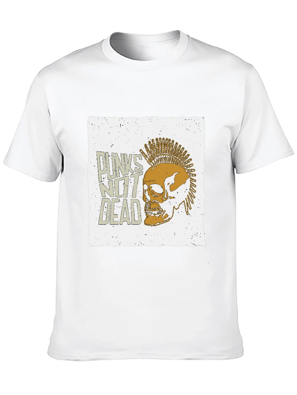 Punk Skull Graphic Tee - Punks Not Dead T-Shirt product image 6