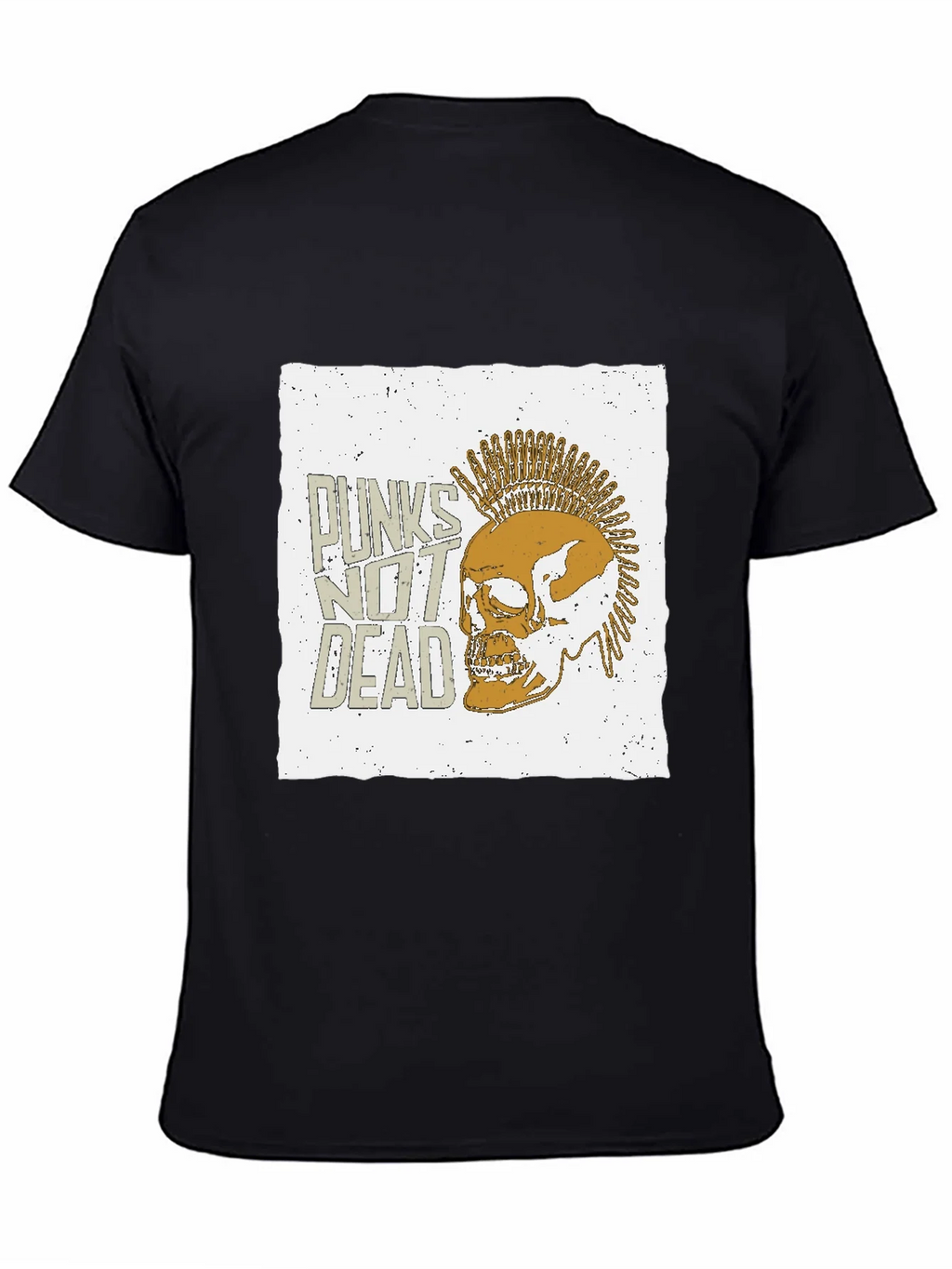 Punk Skull Graphic Tee - Punks Not Dead T-Shirt product image 3