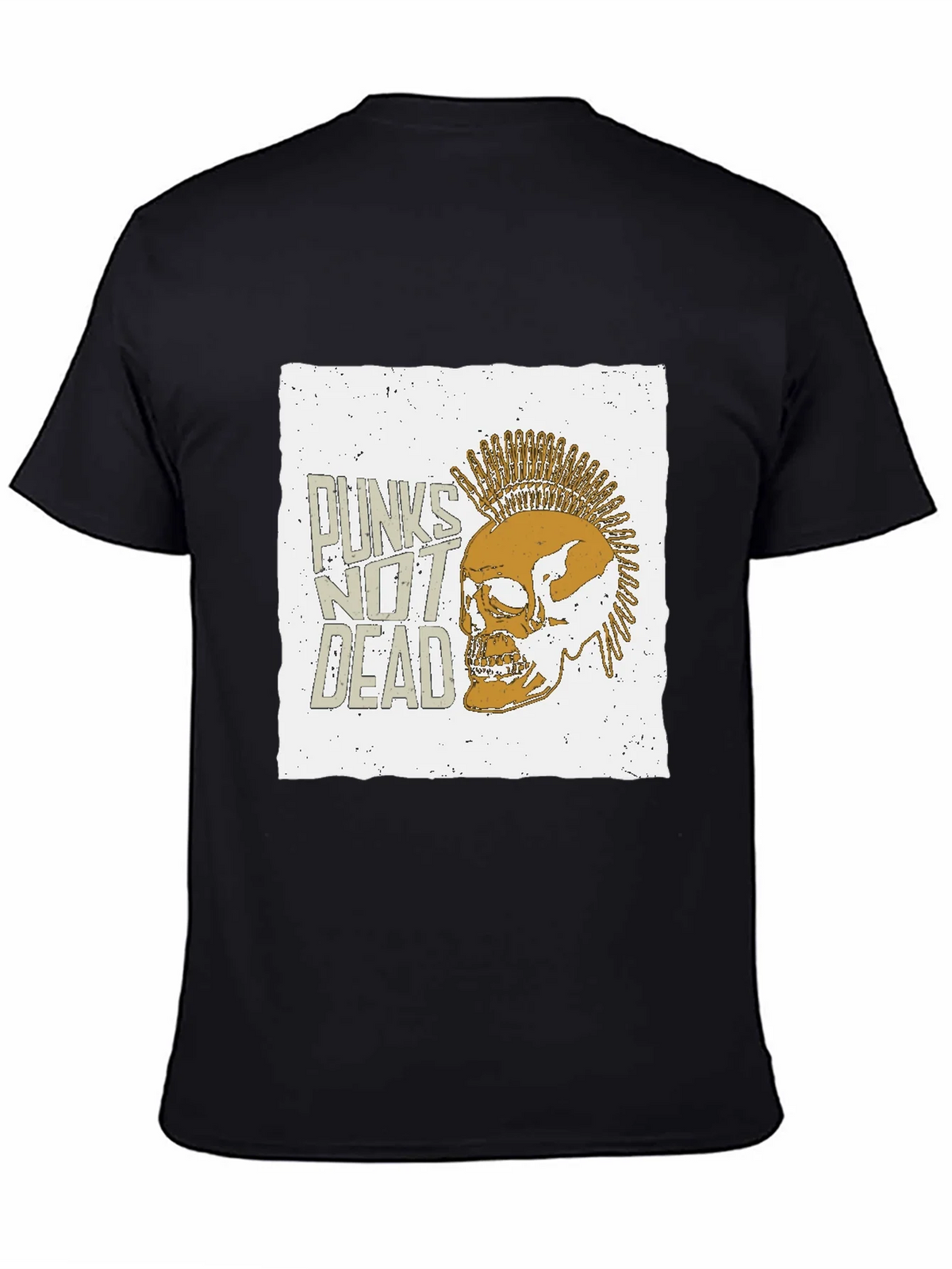 Punk Skull Graphic Tee - Punks Not Dead T-Shirt product image 3