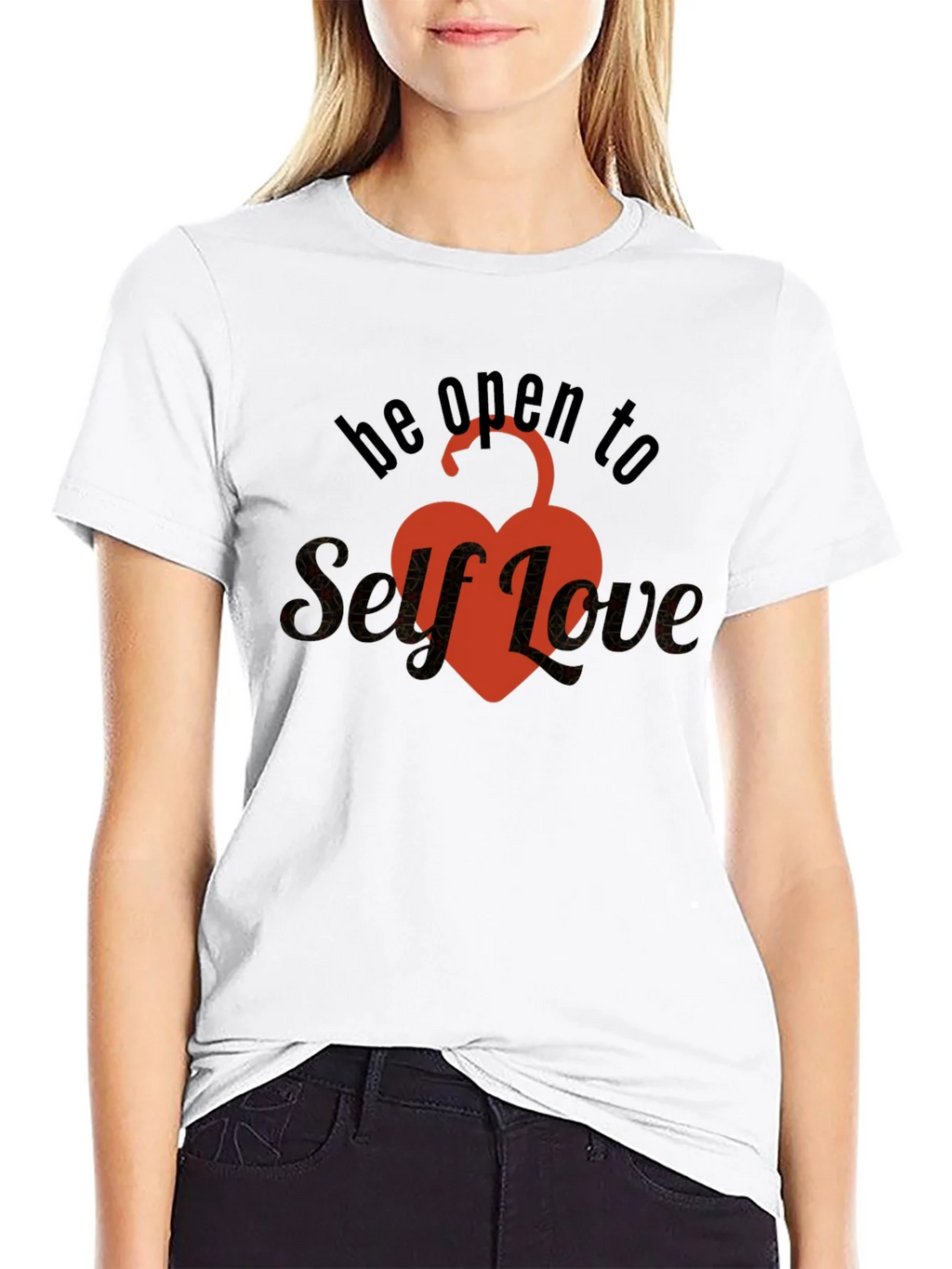 Self-Love Unlock Your Heart T-Shirt - Black product image 8