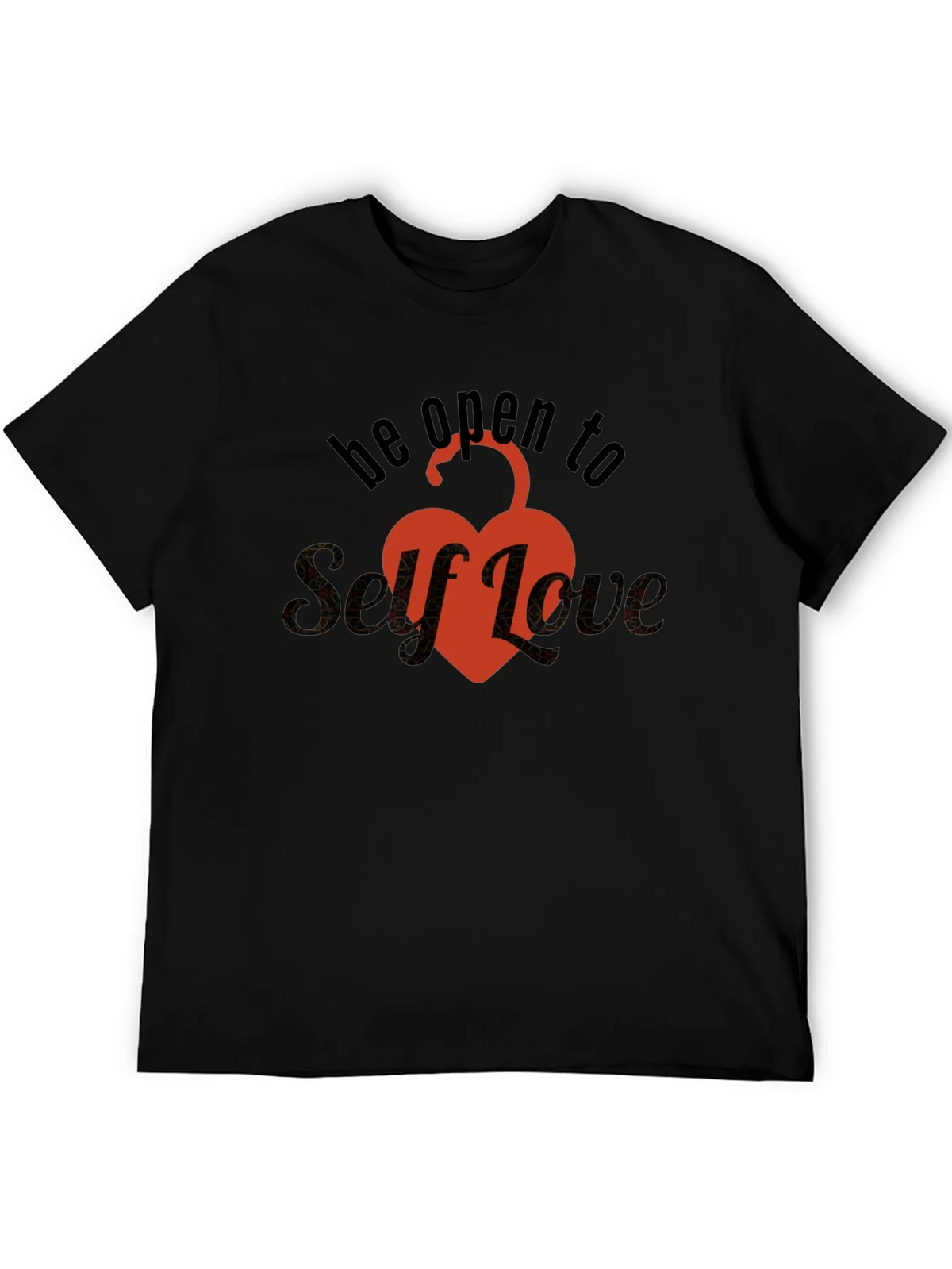 Self-Love Unlock Your Heart T-Shirt - Black product image 5