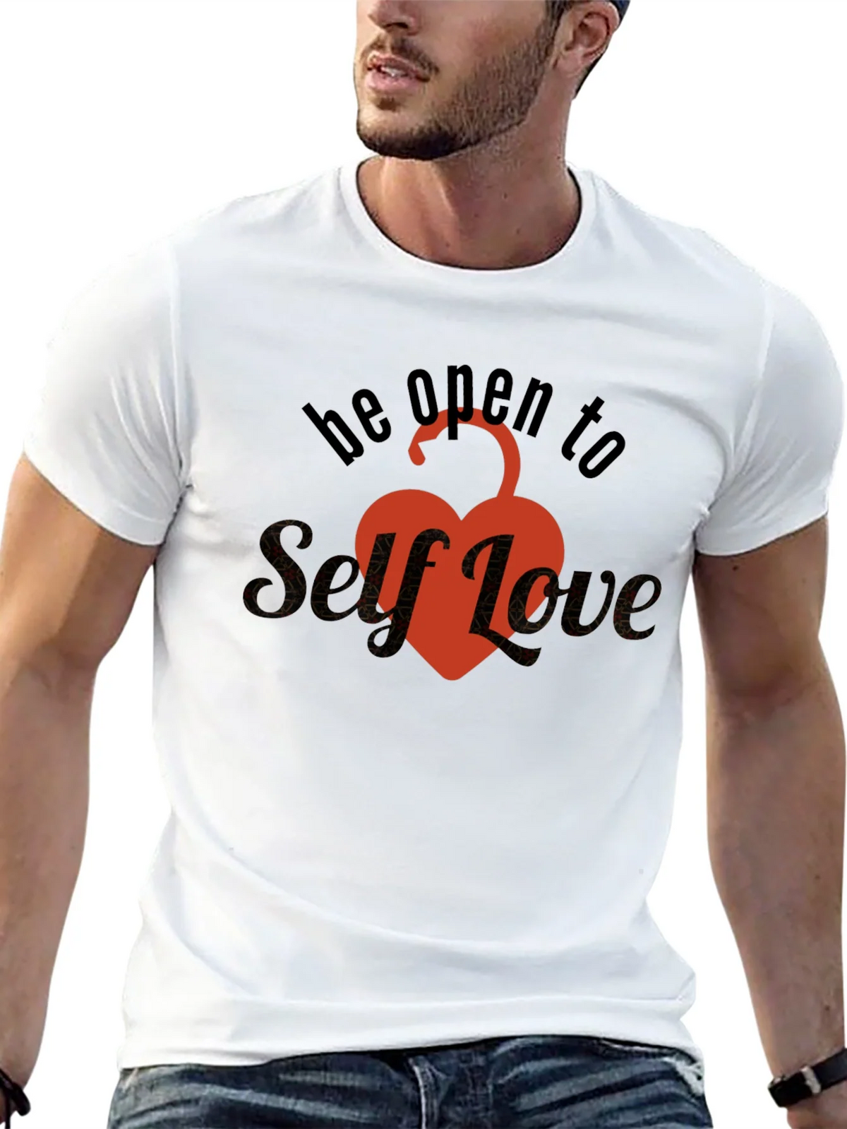 Self-Love Unlock Your Heart T-Shirt - Black product image 11