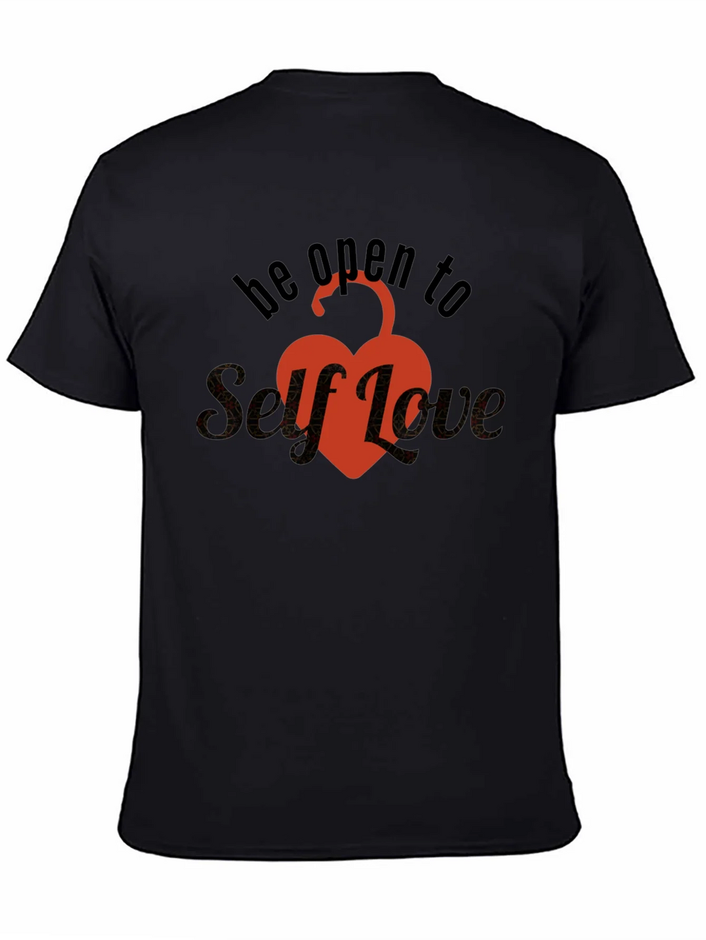 Self-Love Unlock Your Heart T-Shirt - Black product image 4