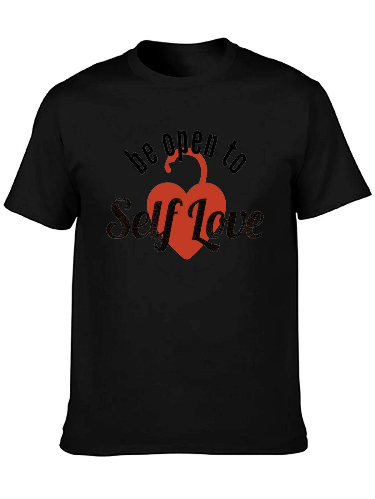 Self-Love Unlock Your Heart T-Shirt - Black product image 3