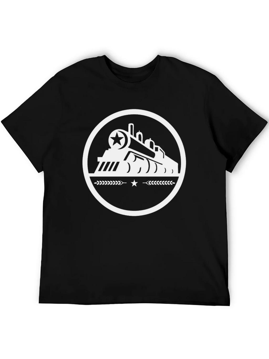 Vintage Train Graphic Tee - Black product image 5