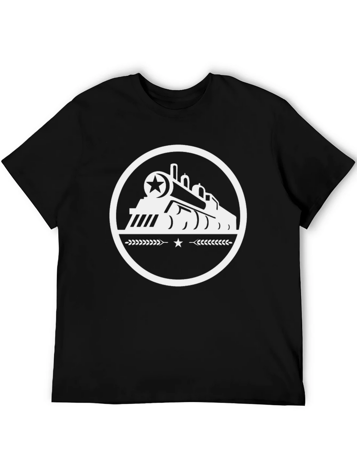 Vintage Train Graphic Tee - Black product image 5