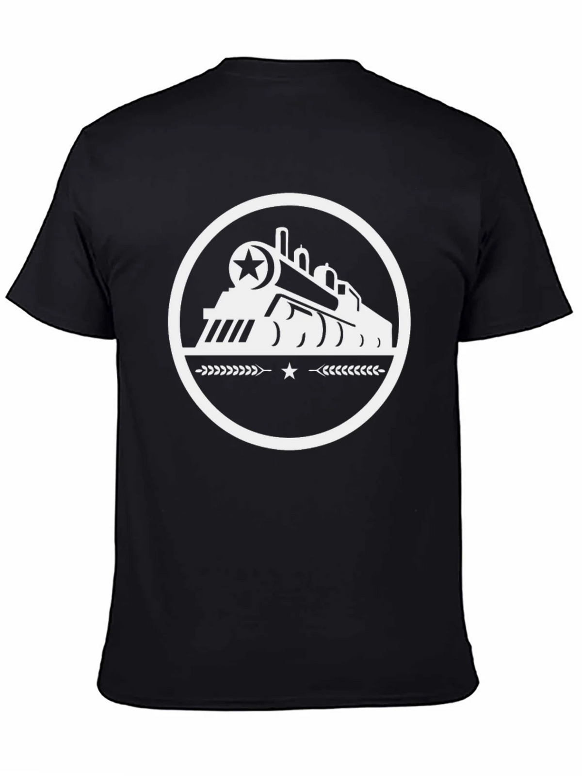 Vintage Train Graphic Tee - Black product image 4