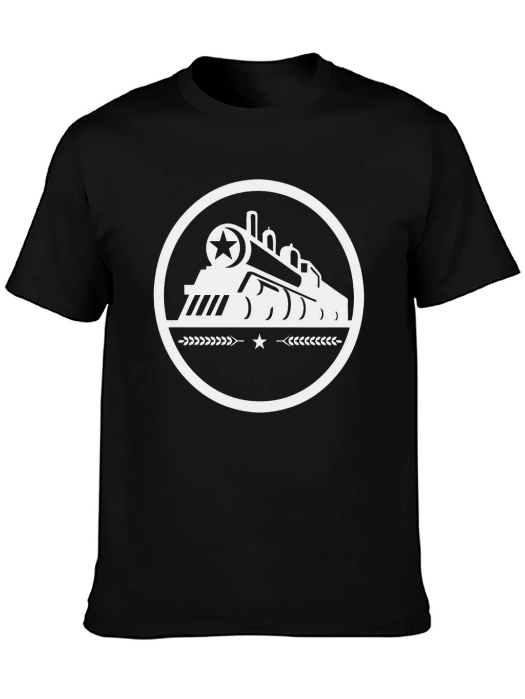 Vintage Train Graphic Tee - Black product image 3
