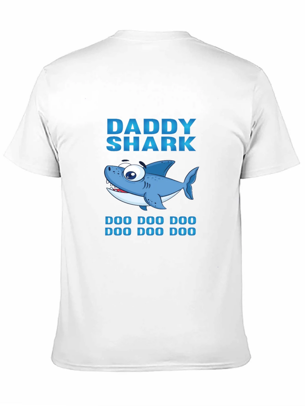 Daddy Shark Graphic Print Black T-Shirt product image 10