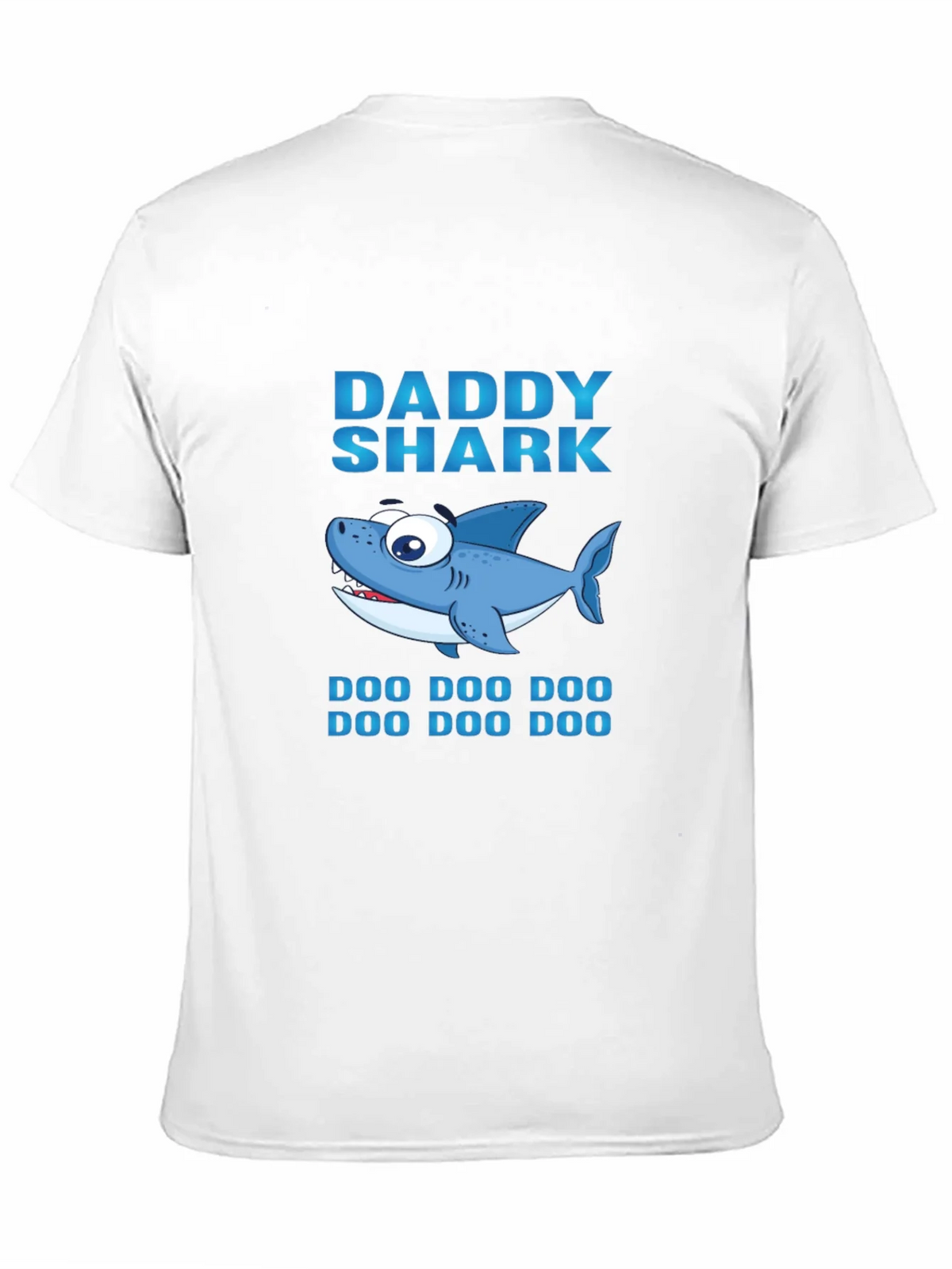 Daddy Shark Graphic Print Black T-Shirt product image 10