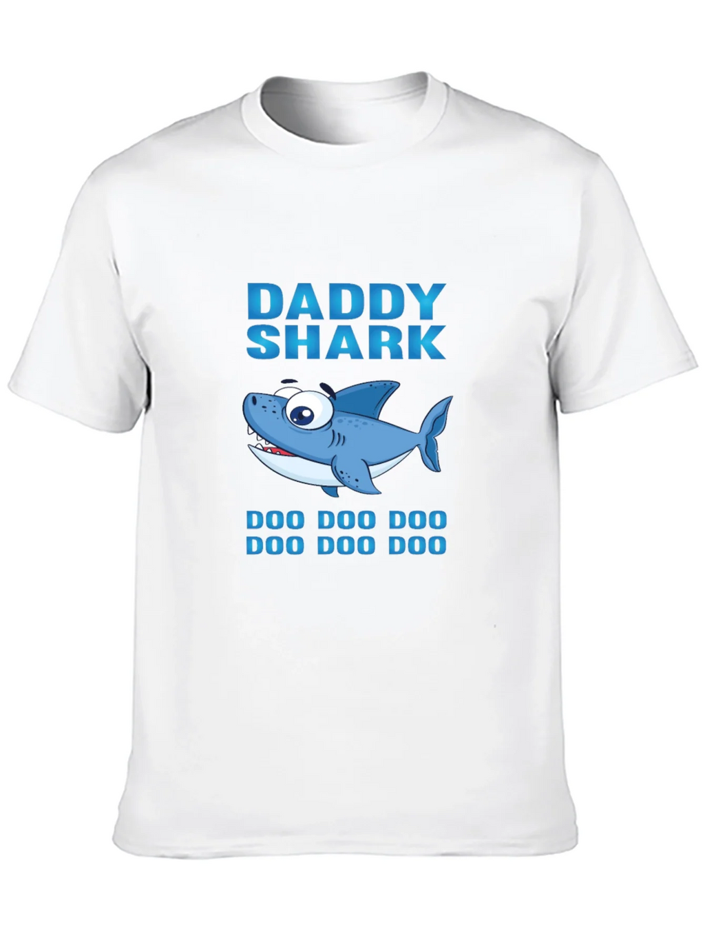 Daddy Shark Graphic Print Black T-Shirt product image 9