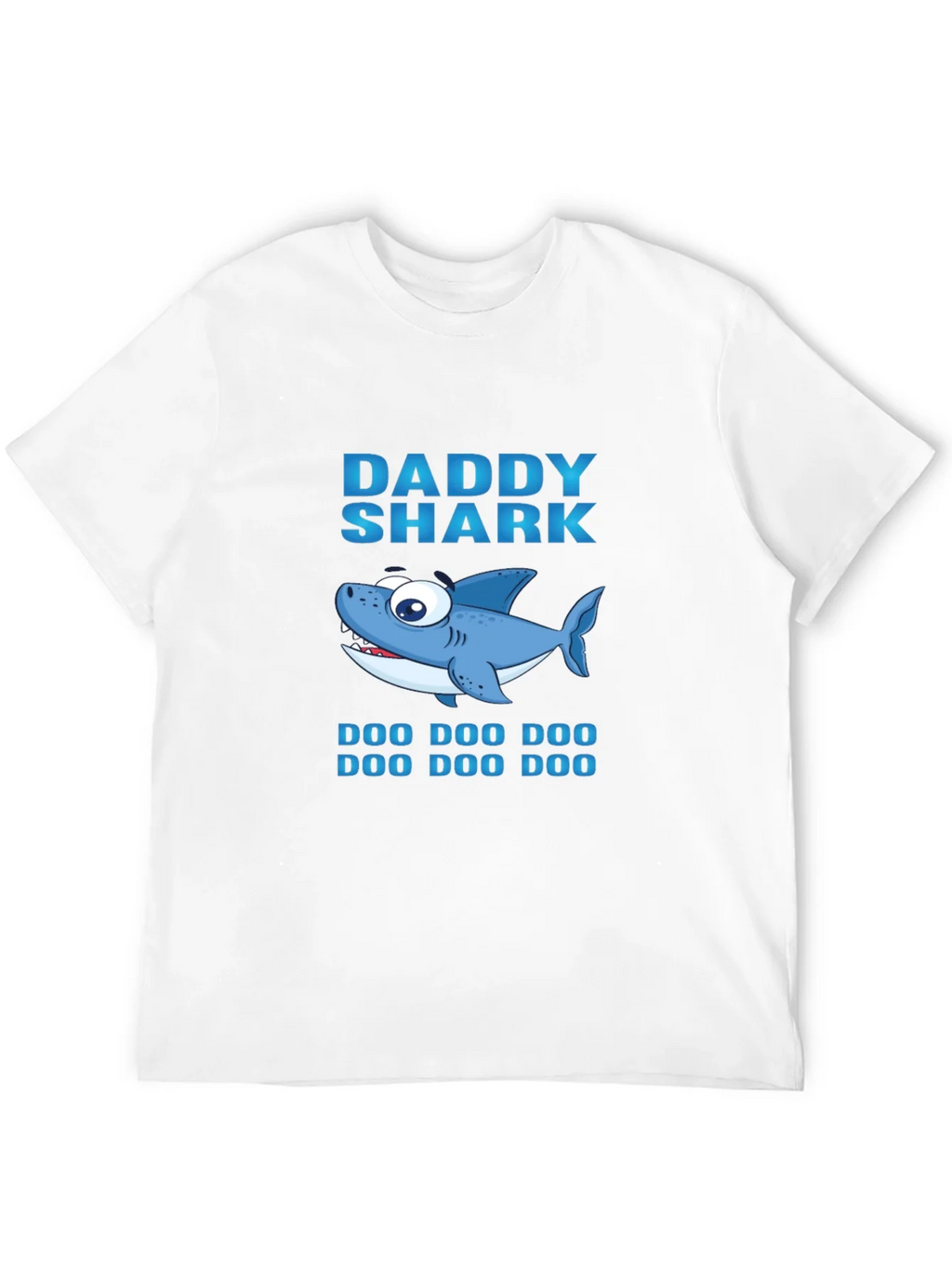 Daddy Shark Graphic Print Black T-Shirt product image 11
