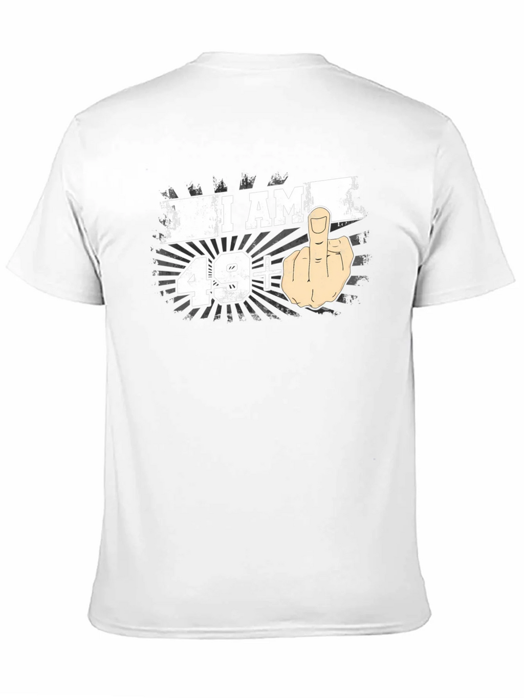 I AM 49+ Middle Finger T-Shirt product image 10