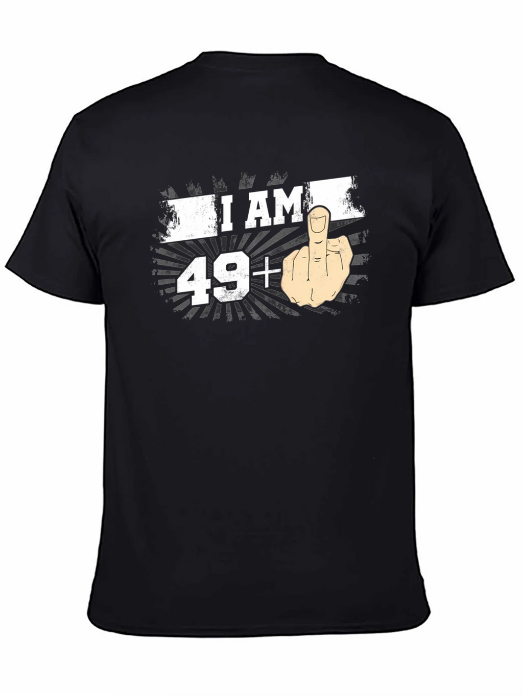 I AM 49+ Middle Finger T-Shirt product image 4